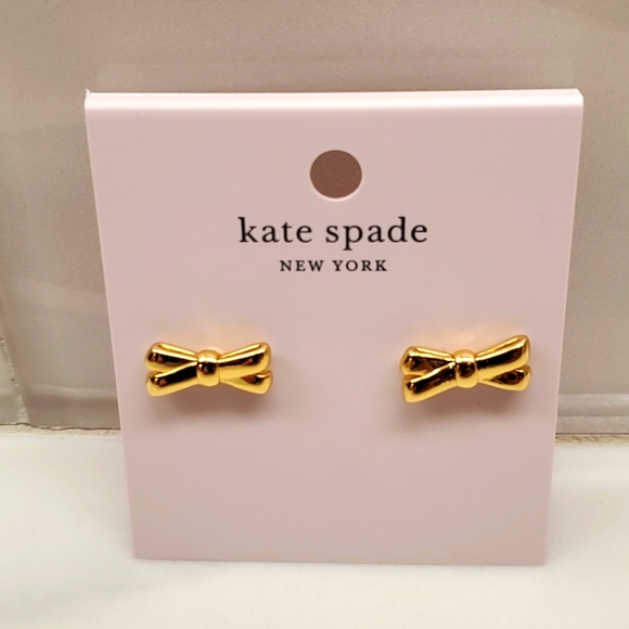 NWT Kate Spade Double Bow Studs - Picture 3 of 7